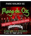 PASE GOLDEN OZ QUITO-ECUADOR 25-ENE-2025