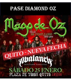 PASE DIAMOND OZ QUITO-ECUADOR 25-ENE-2025